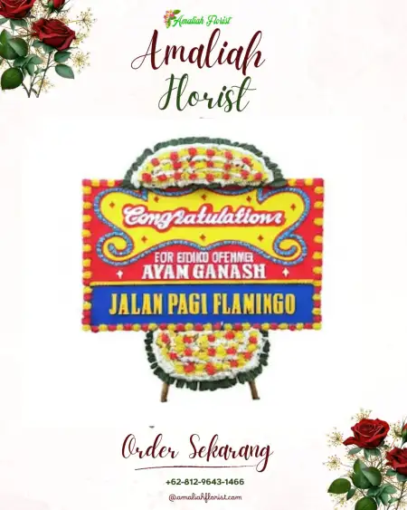Sewa Papan Bunga Karangagung